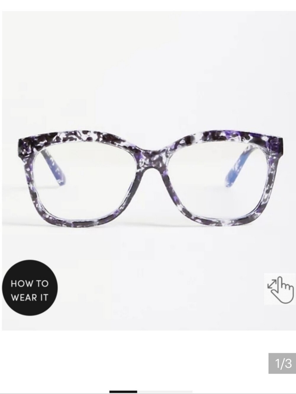 🆕️👓PURPLE MOSAIC BLUE LIGHT GLASSES👓